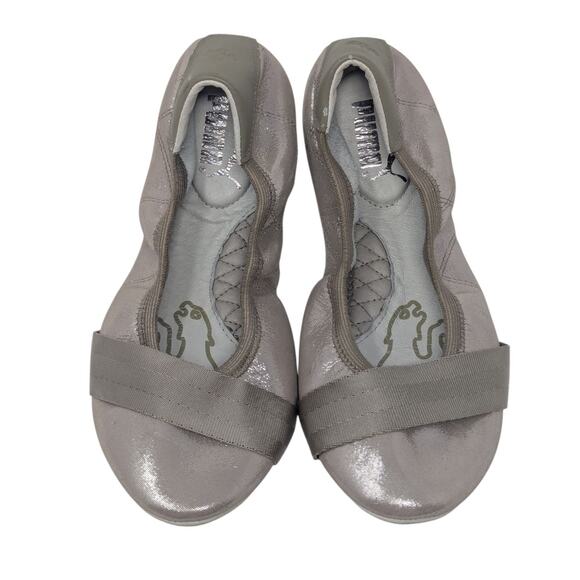 Puma Ballet Flats Rhythm Shine Foldable Gold Size 6 - Picture 1 of 10